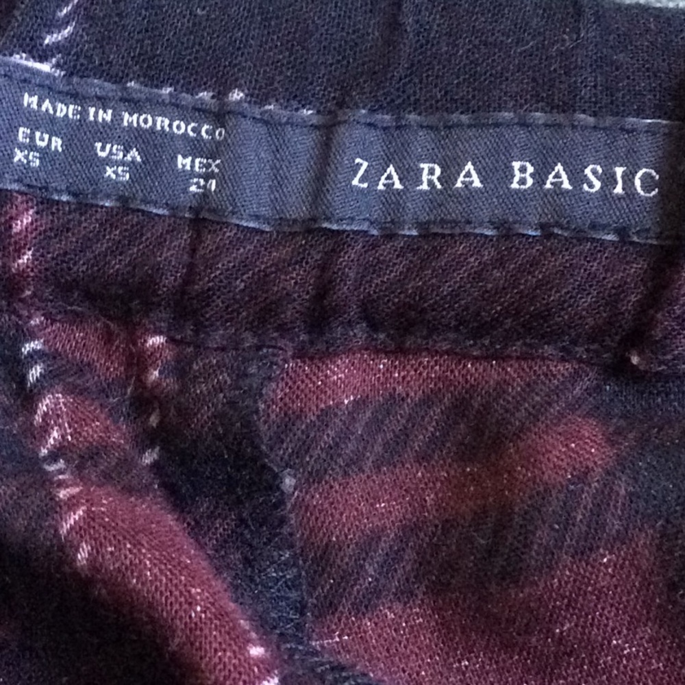 Zara Plaid Pants XS - Picture 5 of 5